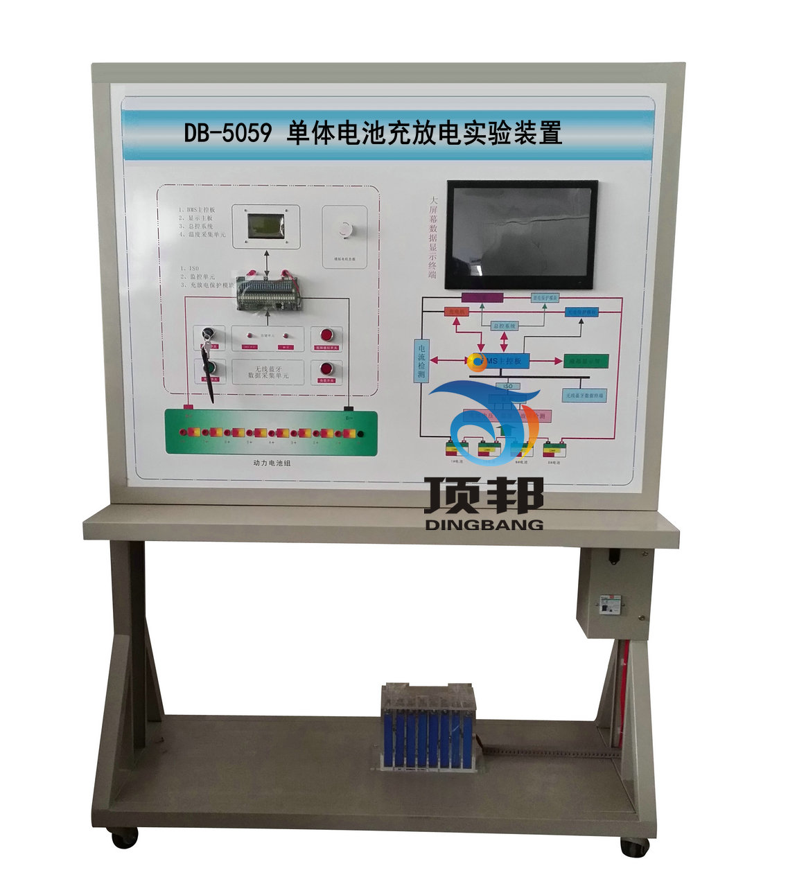 單體電池充放電實驗裝置(圖1) 單體電池充放電實驗裝置
