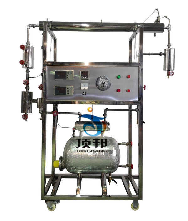 蒸汽冷凝時(shí)傳熱和給熱系數(shù)測(cè)試裝置(圖1) 蒸汽冷凝時(shí)傳熱和給熱系數(shù)測(cè)試裝置