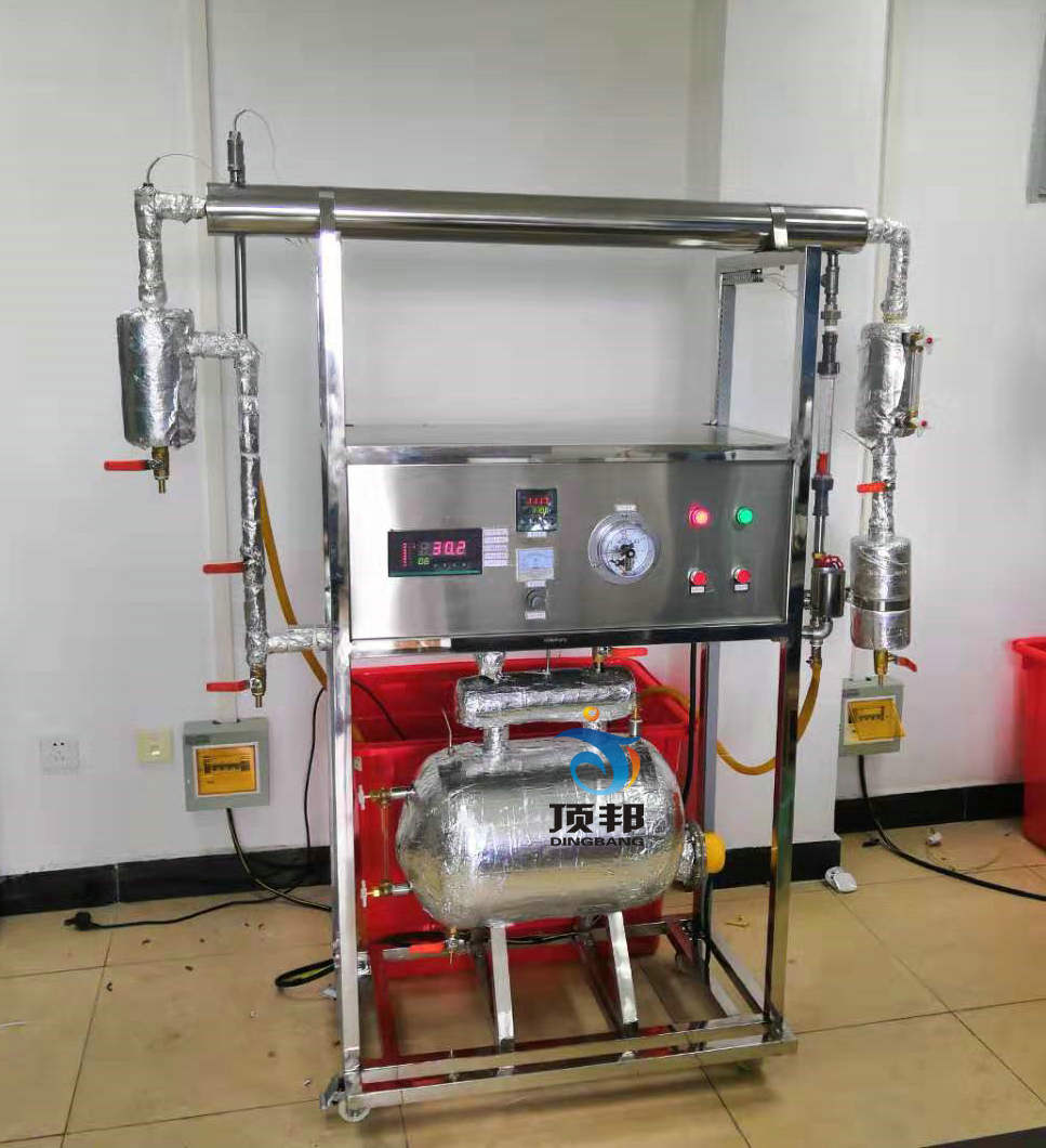 蒸汽冷凝時(shí)傳熱和給熱系數(shù)測(cè)試裝置(圖2) 蒸汽冷凝時(shí)傳熱和給熱系數(shù)測(cè)試裝置