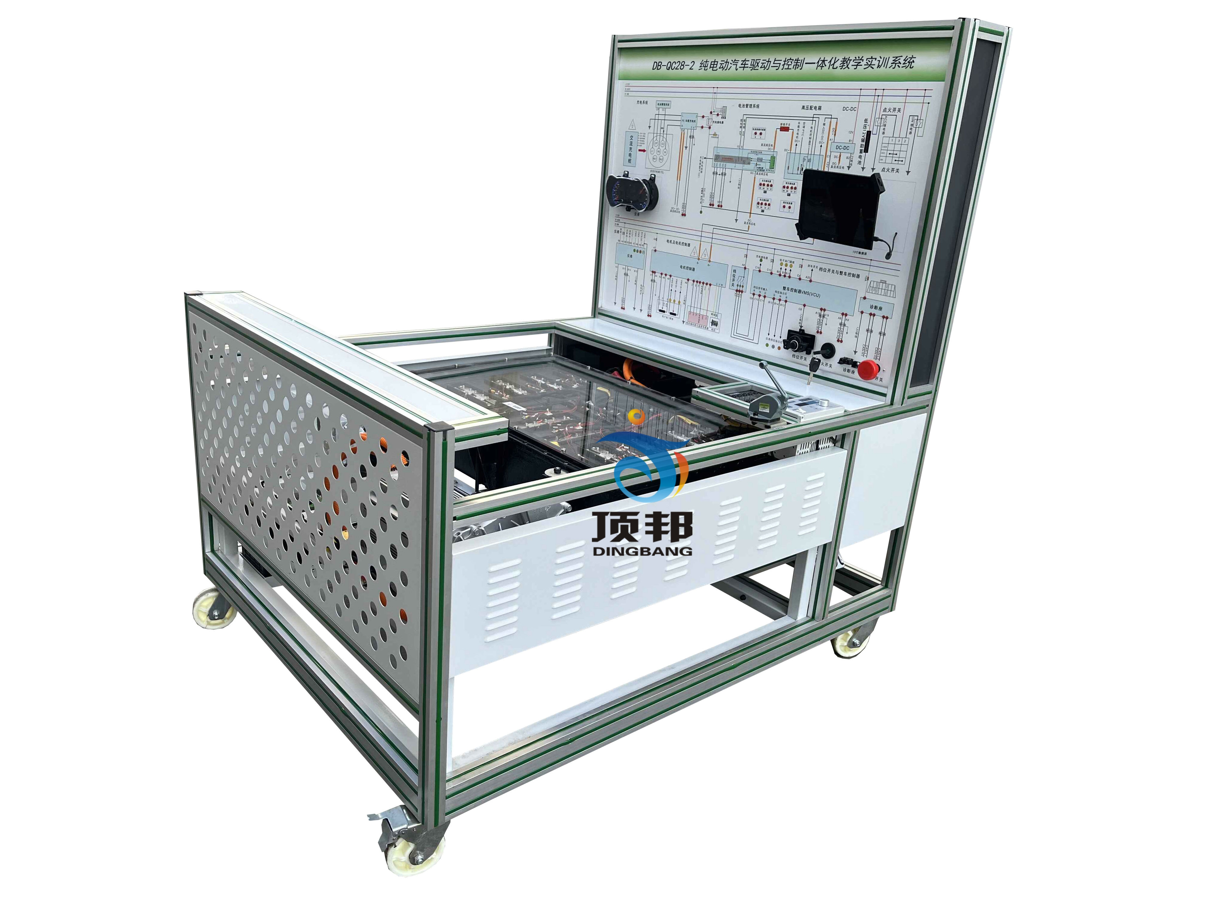 純電動汽車一體化教學(xué)實(shí)訓(xùn)系統(tǒng)(吉利)(圖3) 純電動汽車驅(qū)動與控制一體化教學(xué)實(shí)訓(xùn)系統(tǒng)