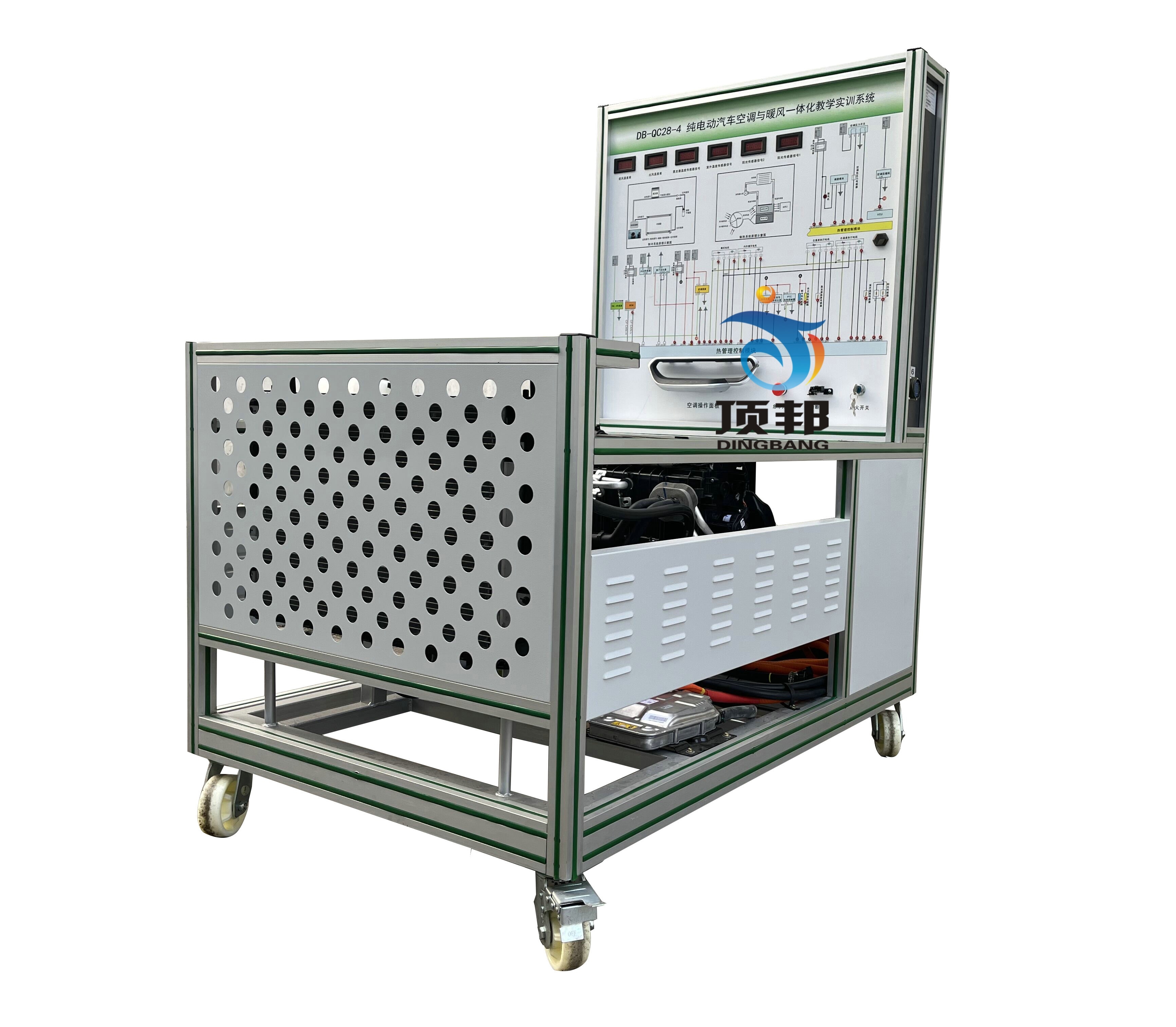 純電動汽車一體化教學(xué)實(shí)訓(xùn)系統(tǒng)(吉利)(圖5) 純電動汽車空調(diào)與暖風(fēng)一體化教學(xué)實(shí)訓(xùn)系統(tǒng)