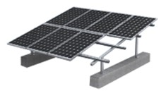 室內(nèi)外風(fēng)光互補發(fā)電實訓(xùn)系統(tǒng)(圖4) 地面固定式方陣及支架