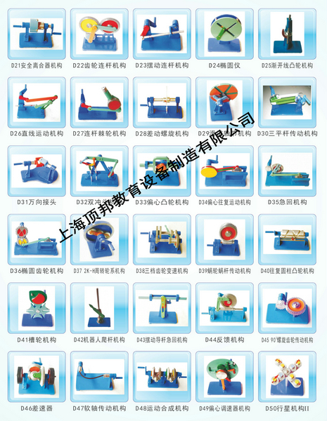 機(jī)構(gòu)運(yùn)動(dòng)簡圖的測繪及分析模型(圖2) 機(jī)構(gòu)運(yùn)動(dòng)簡圖測繪模型