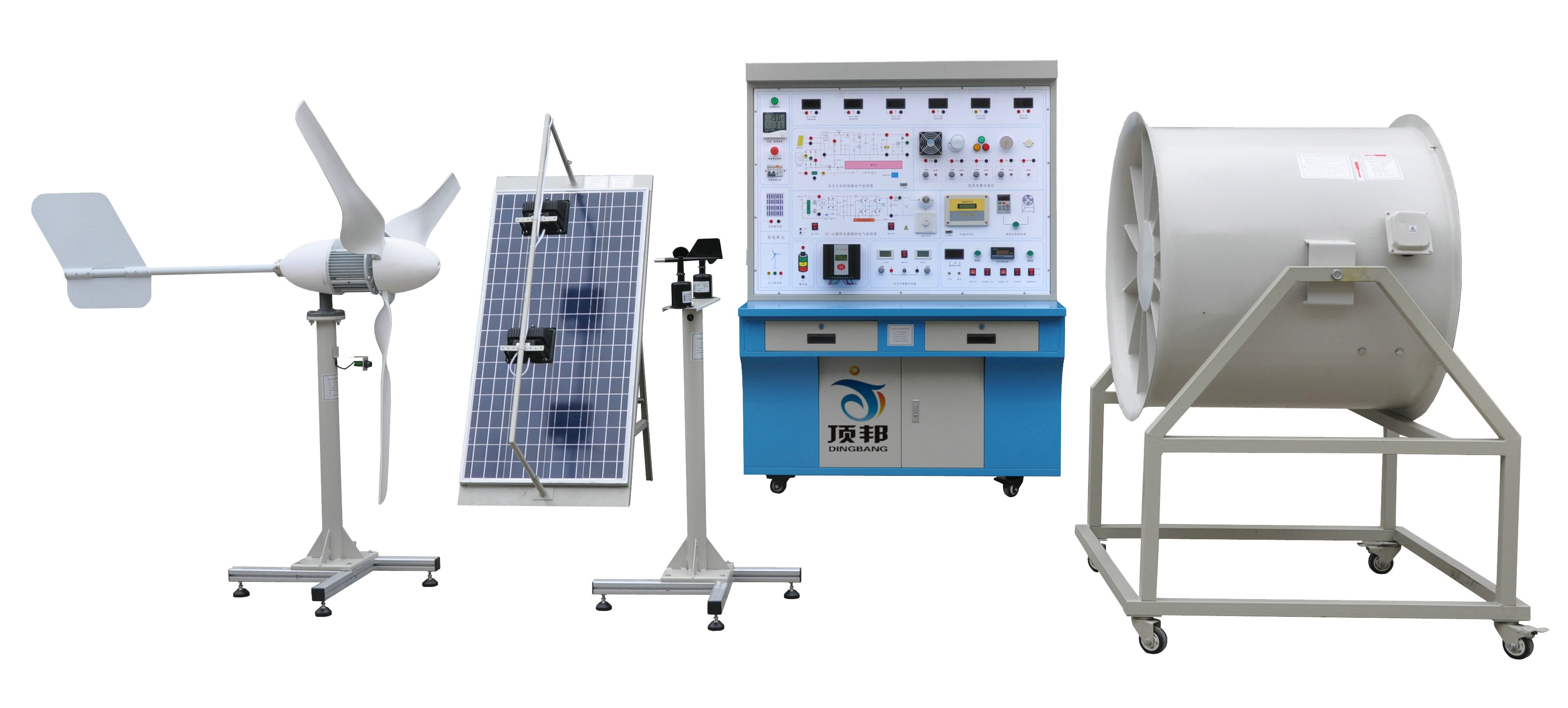 500W風(fēng)光互補并網(wǎng)發(fā)電系統(tǒng)教學(xué)實訓(xùn)臺(圖1) 500W風(fēng)光互補并網(wǎng)發(fā)電系統(tǒng)教學(xué)實訓(xùn)臺