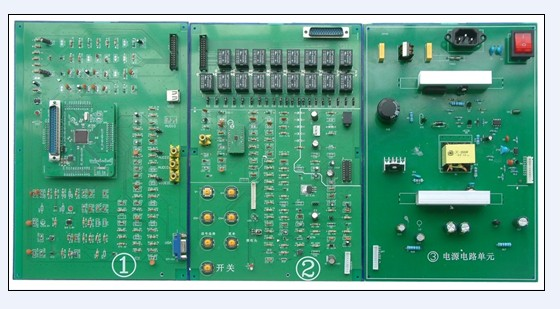液晶電視維修教學實訓考核裝置(圖2) 實驗板圖片