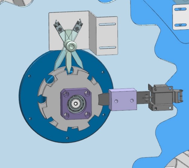 自動扶梯實(shí)訓(xùn)考核裝置(圖6) 扶梯防逆轉(zhuǎn)裝置