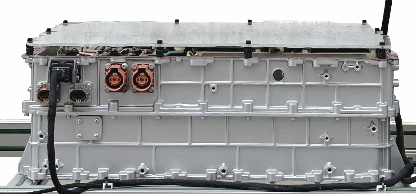 新能源汽車高壓配電系統(tǒng)實訓臺(圖2) 實訓臺電池部分