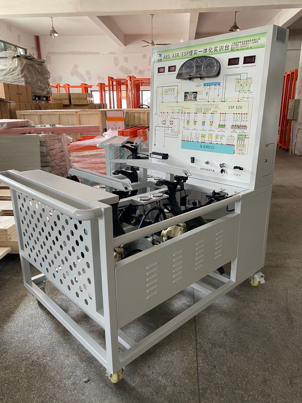 ABS/ASR/ESP制動系統(tǒng)實訓(xùn)臺