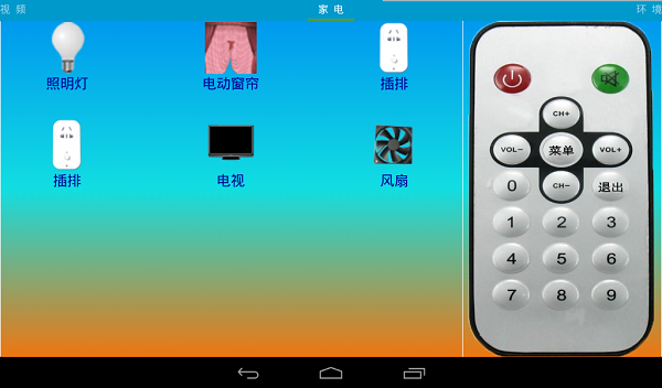 物聯(lián)網(wǎng)工程綜合應(yīng)用實(shí)訓(xùn)裝置(圖7) 家電控制系統(tǒng)