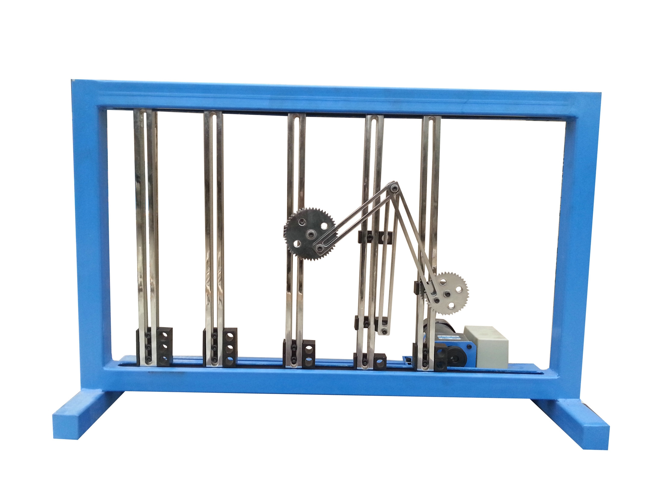 機(jī)械運(yùn)動(dòng)創(chuàng)新方案拼裝實(shí)驗(yàn)臺(tái)(圖4) 機(jī)械運(yùn)動(dòng)創(chuàng)新方案拼裝實(shí)驗(yàn)臺(tái)