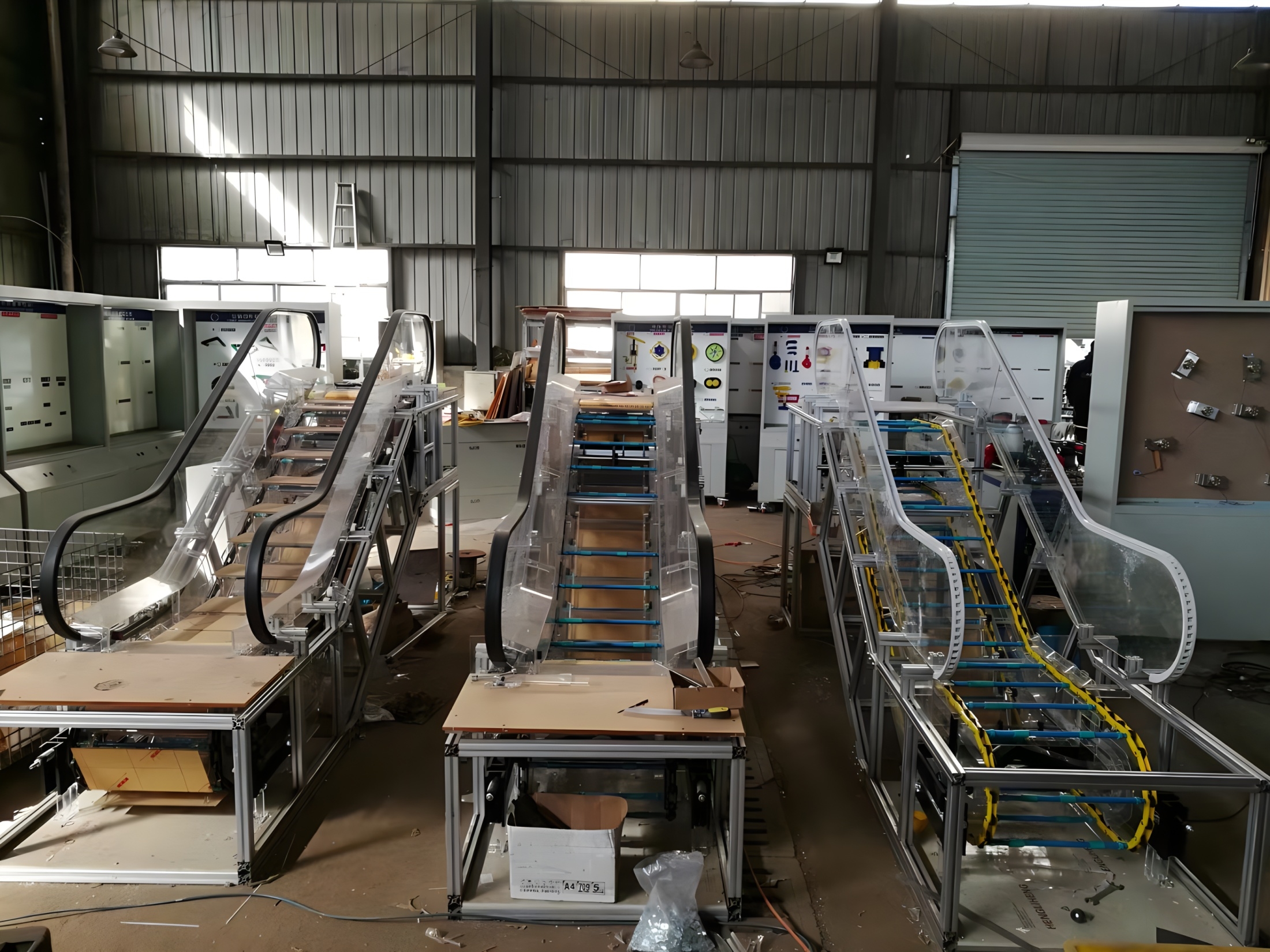 透明扶梯教學模型