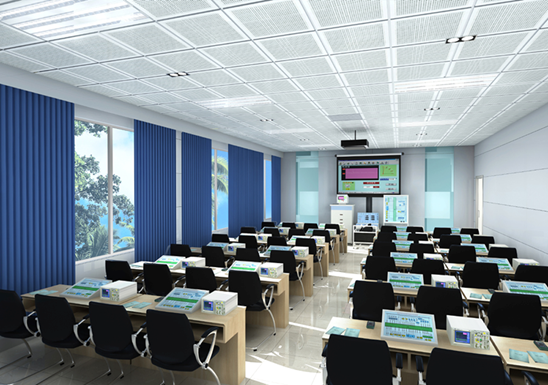 純電動車電池管理系統(tǒng)(BMS)理實一體化實訓臺(圖2) 理實一體化教室圖