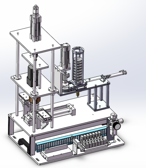 智能工業(yè)藥品灌裝系統(tǒng)實(shí)訓(xùn)平臺(tái)(圖8) 瓶蓋鎖緊單元