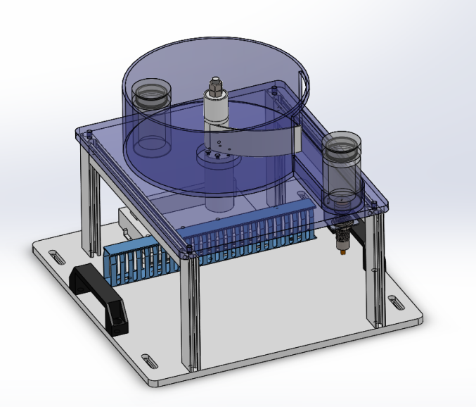 智能工業(yè)藥品灌裝系統(tǒng)實(shí)訓(xùn)平臺(tái)(圖5) 瓶身工位供料單元