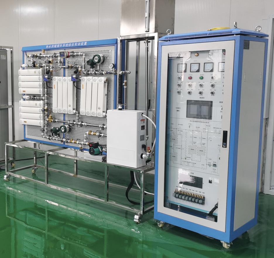 熱水供暖循環(huán)系統(tǒng)綜合實訓裝置(圖2) 熱水供暖循環(huán)系統(tǒng)綜合實訓裝置