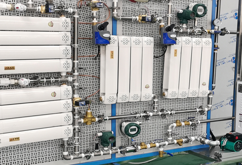 熱水供暖循環(huán)系統(tǒng)綜合實訓裝置(圖3) 熱水供暖循環(huán)系統(tǒng)綜合實訓裝置