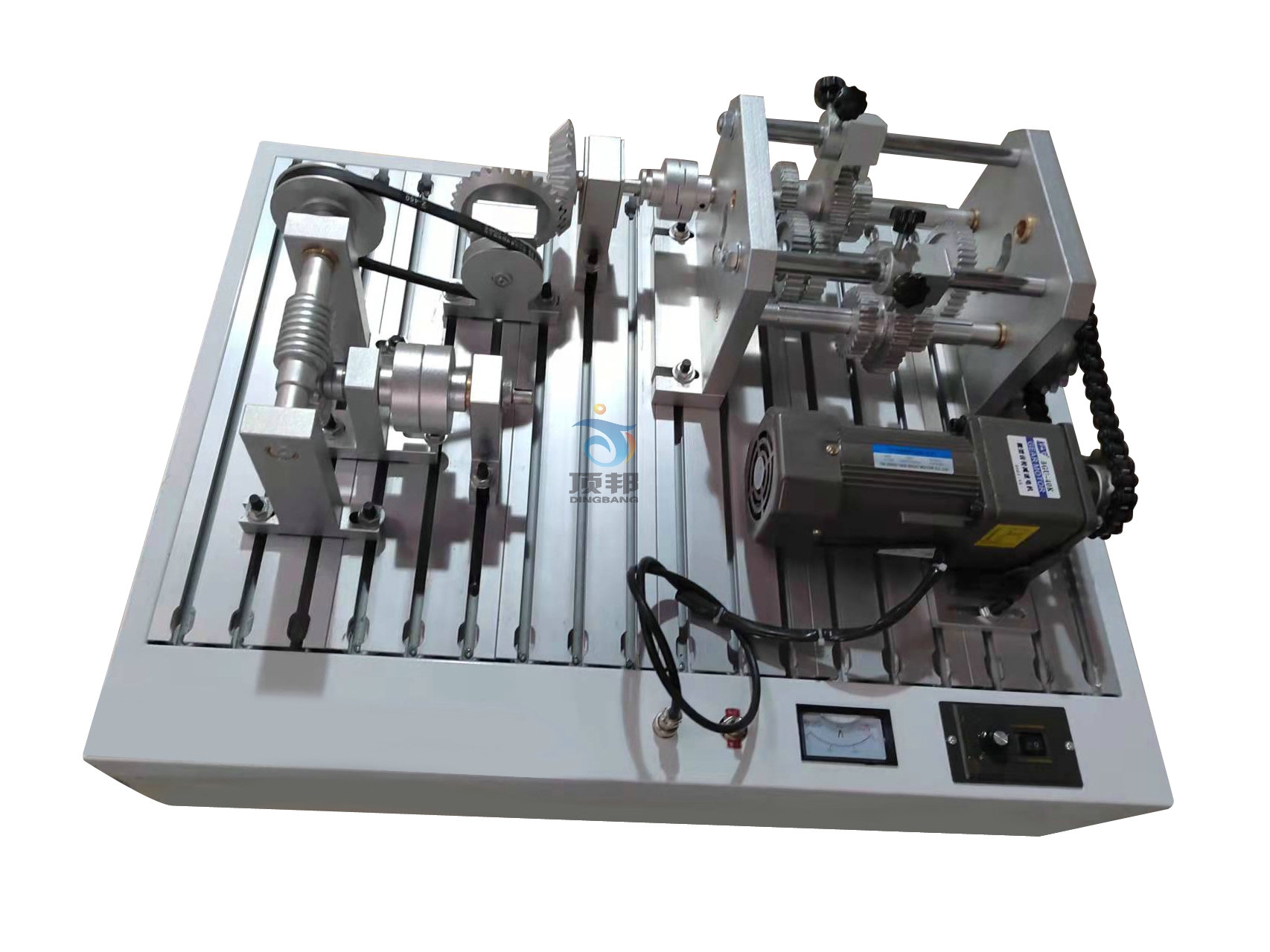 便攜式機(jī)械系統(tǒng)傳動(dòng)創(chuàng)新組合設(shè)計(jì)實(shí)驗(yàn)臺(tái)(圖2) 機(jī)械系統(tǒng)傳動(dòng)創(chuàng)新組合設(shè)計(jì)實(shí)驗(yàn)臺(tái)