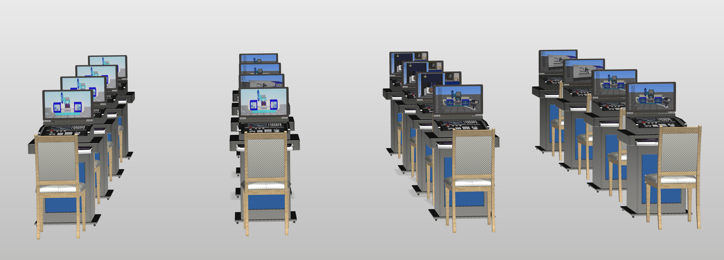 多系統(tǒng)數(shù)控理實一體化實訓平臺(圖6) 多系統(tǒng)數(shù)控理實一體化實訓平臺