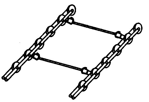 自動扶梯教學(xué)實訓(xùn)裝置(圖9) 梯級鏈