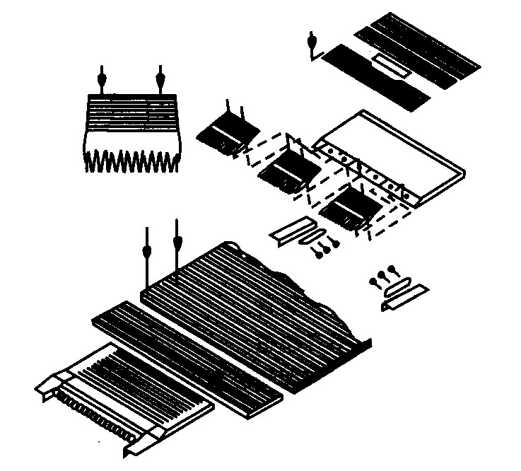 自動扶梯教學(xué)實訓(xùn)裝置(圖13) 樓層板