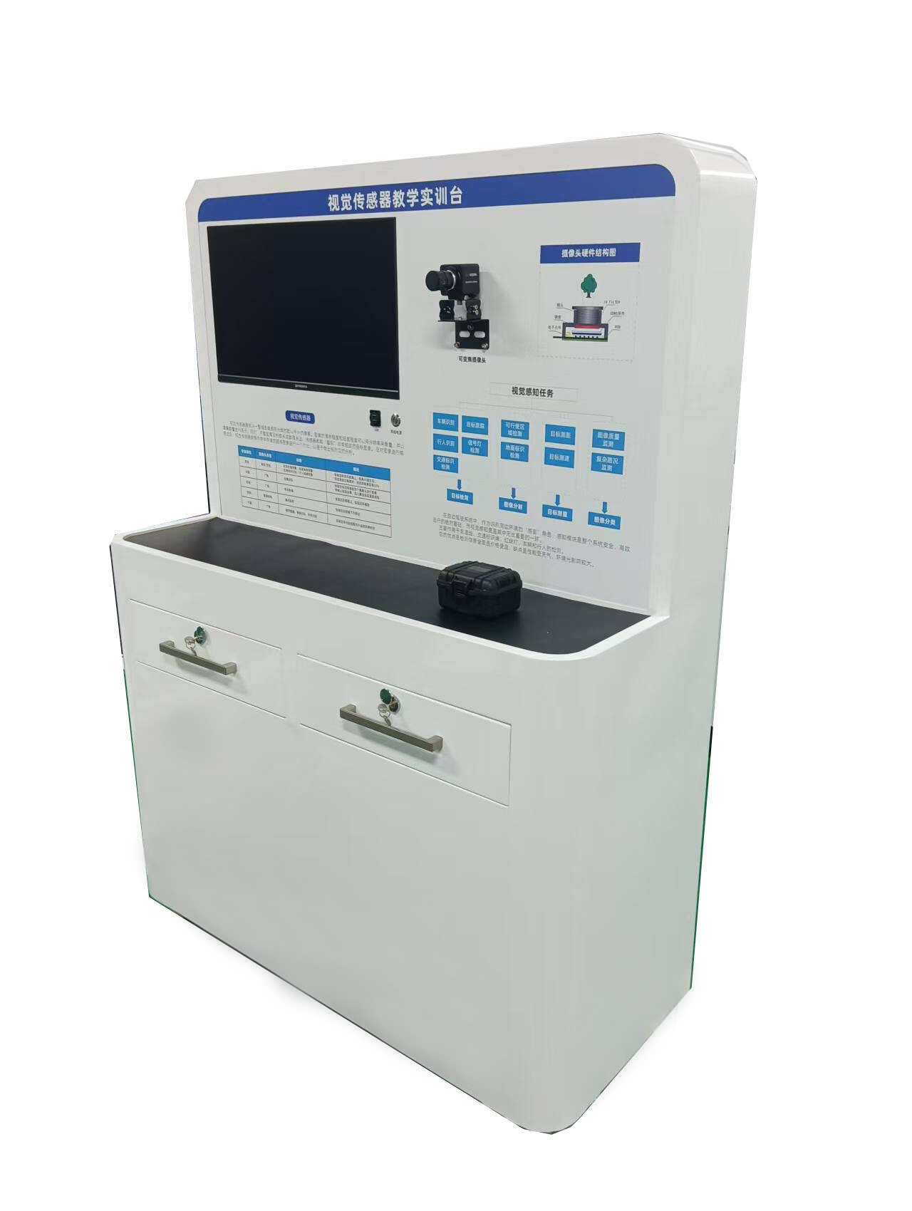 智能網(wǎng)聯(lián)汽車(chē)視覺(jué)系統(tǒng)教學(xué)實(shí)訓(xùn)臺(tái)(圖2) 智能網(wǎng)聯(lián)汽車(chē)視覺(jué)系統(tǒng)教學(xué)實(shí)訓(xùn)臺(tái)
