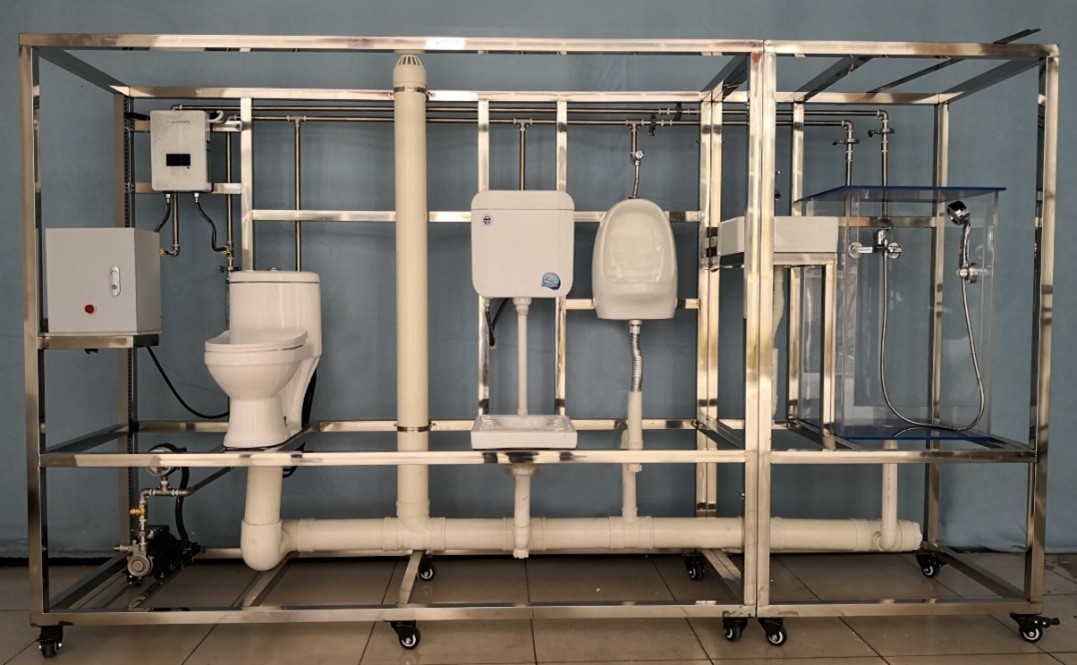 建筑給水排水實(shí)驗(yàn)系統(tǒng)(圖3) 用水排水部分