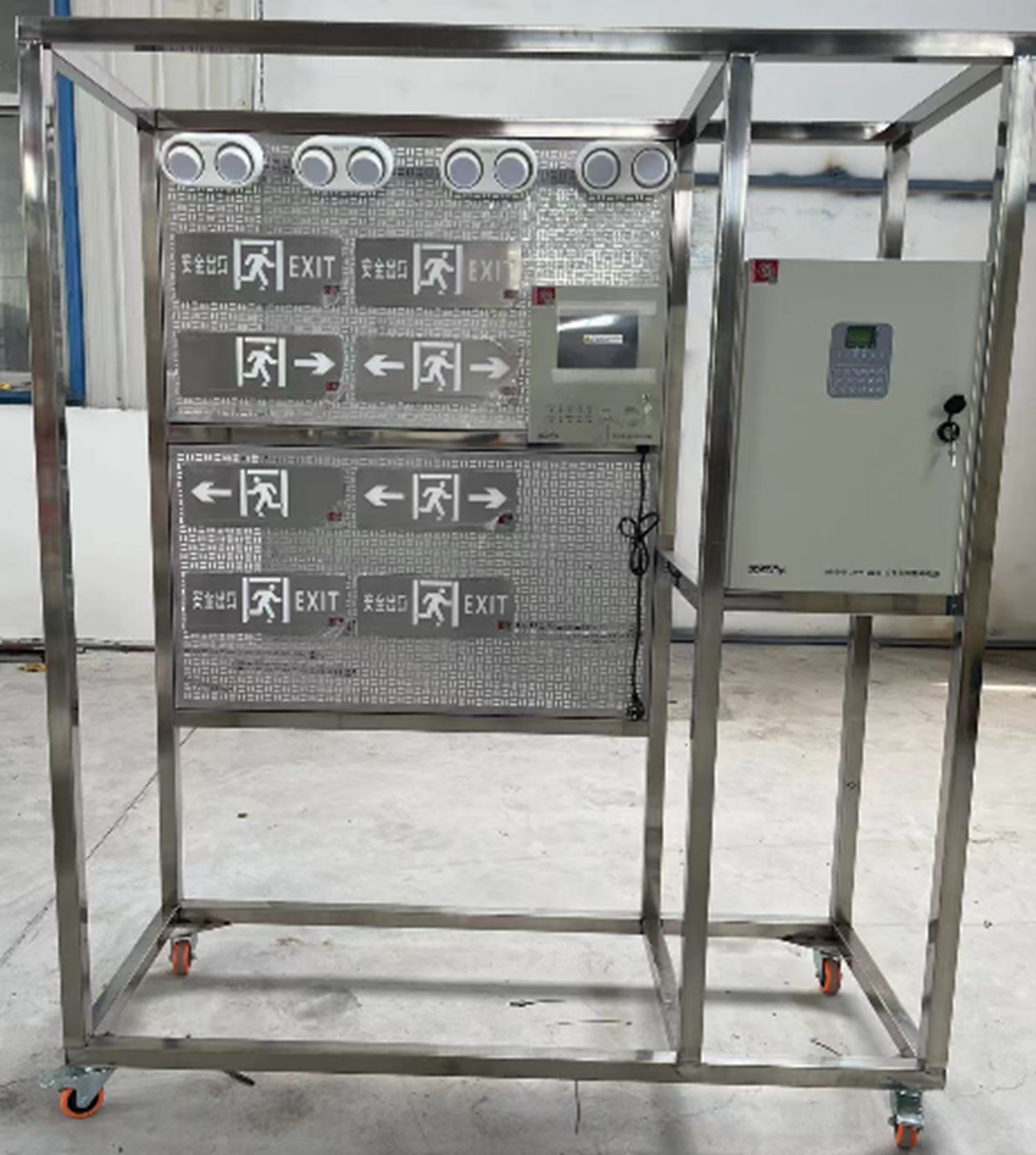 消防照明與疏散指示實(shí)訓(xùn)臺